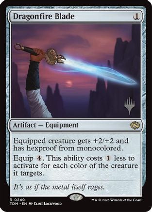 Dragonfire Blade (Promo Pack) [Tarkir: Dragonstorm Promos]