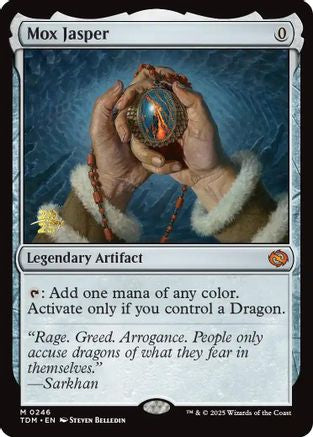 Mox Jasper [Prerelease Cards] Foil