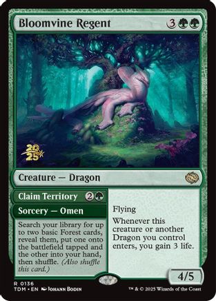 Bloomvine Regent - Prerelease Cards Foil