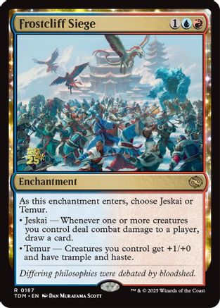 Frostcliff Siege: (enchantment) [Prerelease Cards] Foil