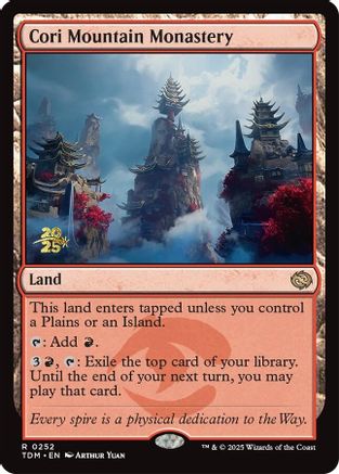 Cori Mountain Monastery [Prerelease Cards] Foil