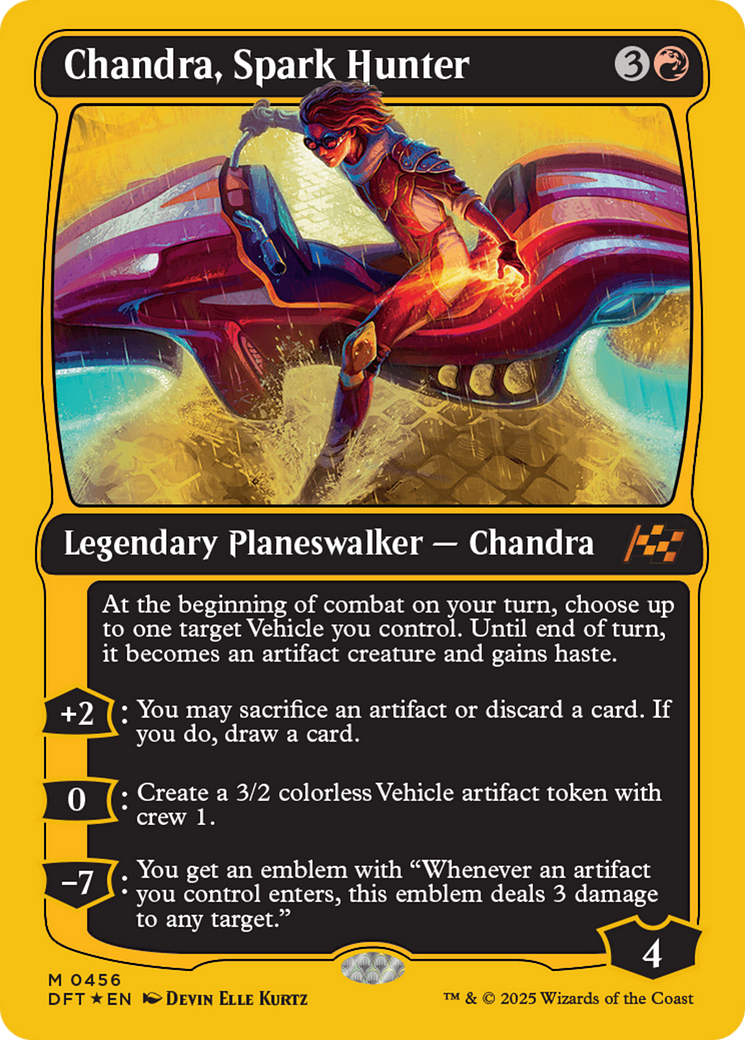 Chandra, Spark Hunter (First-Place Foil) - Aetherdrift Foil