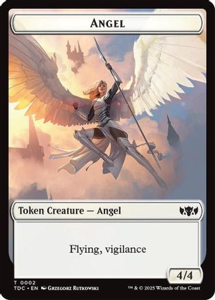 Angel // Spirit Double-Sided Token - Commander: Tarkir: Dragonstorm