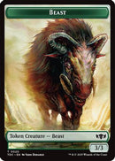 Beast // Treasure Double-Sided Token - Commander: Tarkir: Dragonstorm