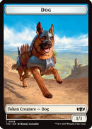 Dog // Goblin Double-Sided Token - [Commander: Tarkir: Dragonstorm]