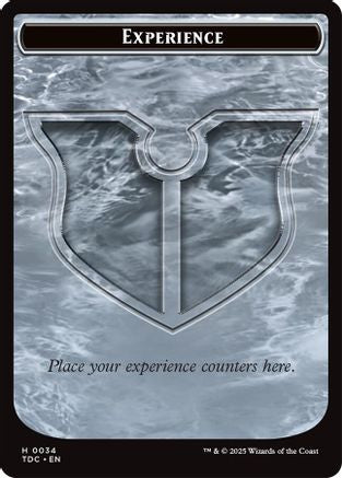 Experience // Treasure Double-Sided Token [Commander: Tarkir: Dragonstorm]