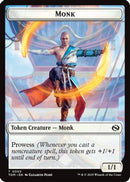 Monk // Treasure Double-Sided Token - [Commander: Tarkir: Dragonstorm]