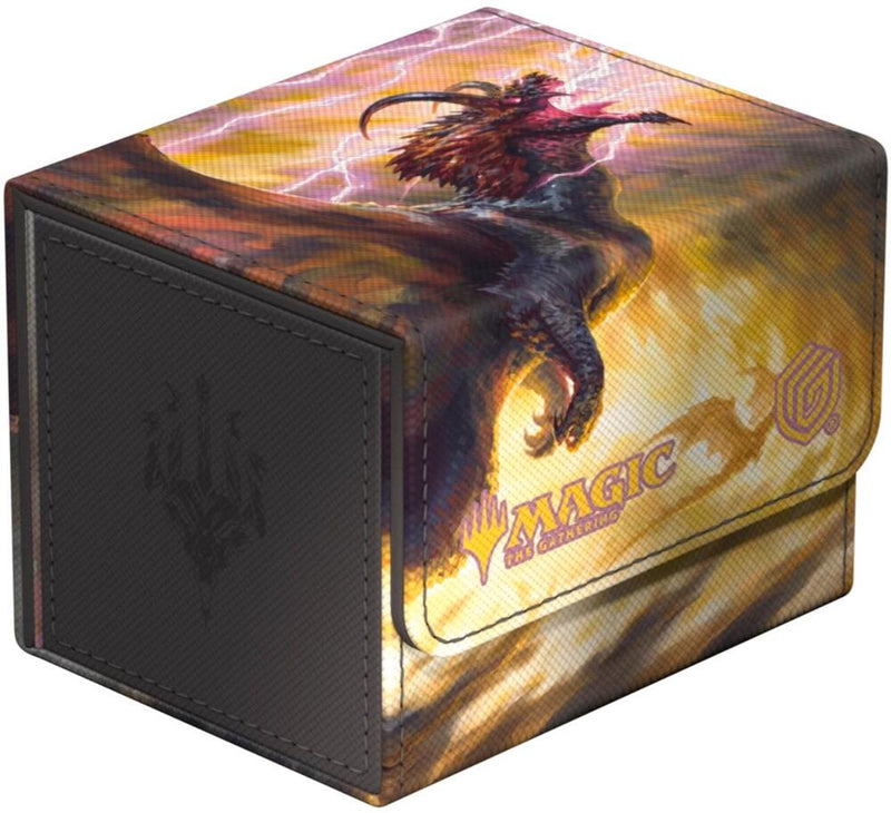 Magic: The Gathering Tarkir: Dragonstorm Sidewinder 100+ Xenoskin Deck Box - Ghostfire - Stormscale Scion