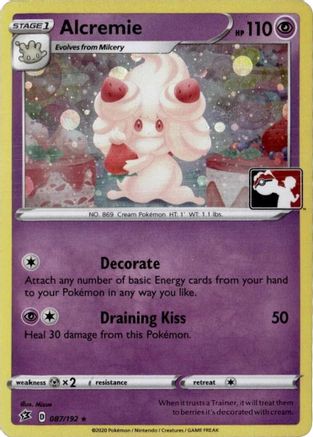 Alcremie (League Promo) 087/192 [League & Championship Cards]  - Holofoil