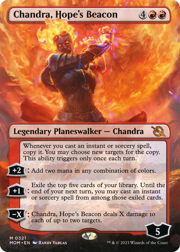 Chandra, Hope's Beacon (Borderless) - March of the Machine