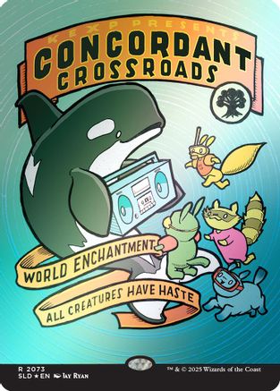 Concordant Crossroads (2073) (Rainbow Foil) [Secret Lair Drop Series] Foil