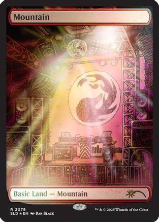 Mountain (2079) (Rainbow Foil) [Secret Lair Drop Series] Foil