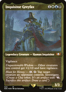 Inquisitor Greyfax (Display Commander) (Foil Etched) - Thick Stock [Warhammer 40,000 Commander] Foil