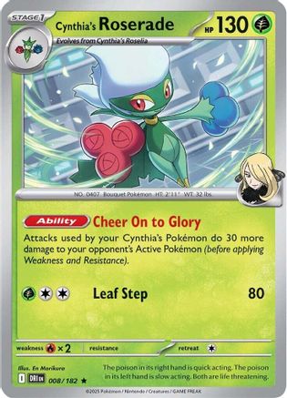 Cynthia's Roserade - 8/182 [SV10: Destined Rivals]