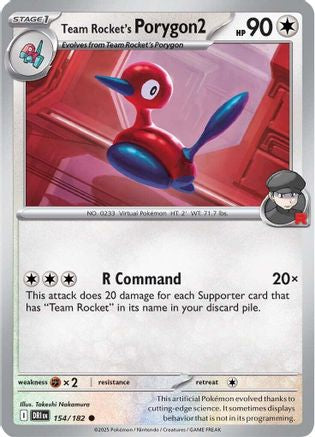 Team Rocket's Porygon2 - 154/182 [SV10: Destined Rivals]
