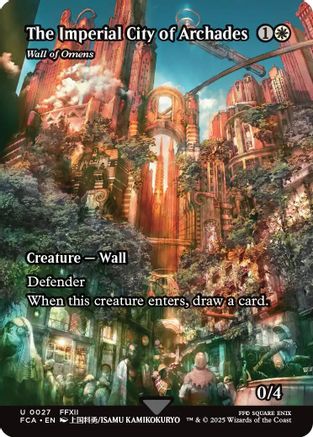 The Imperial City of Archades - Wall of Omens (Showcase) [FINAL FANTASY : Through the Ages]