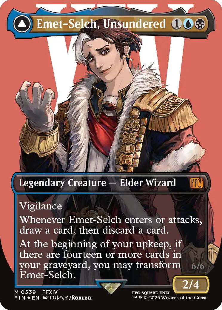 surge foils mtg final fantasy Aerith Gainsborough (Borderless) (Surge Foil) Legendary Creature Human Wizard // Legendary Creature Avatar Wizard Rarity surge foil mtg final fantasy