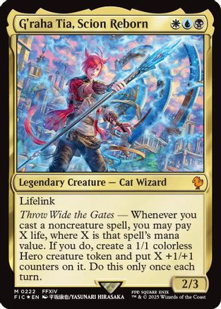 G'raha Tia, Scion Reborn (Surge Foil) [Commander: FINAL FANTASY] Foil