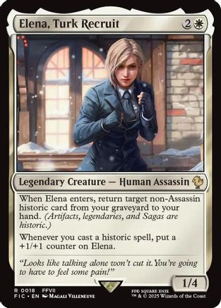 Elena, Turk Recruit [Commander: FINAL FANTASY]
