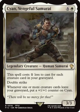 Cyan, Vengeful Samurai - Commander: FINAL FANTASY