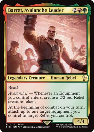 Barret, Avalanche Leader [FINAL FANTASY Commander]