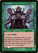 Llanowar Tribe (Retro Frame) (MH1-022) - Modern Horizons 1 Timeshifts Etched Foil