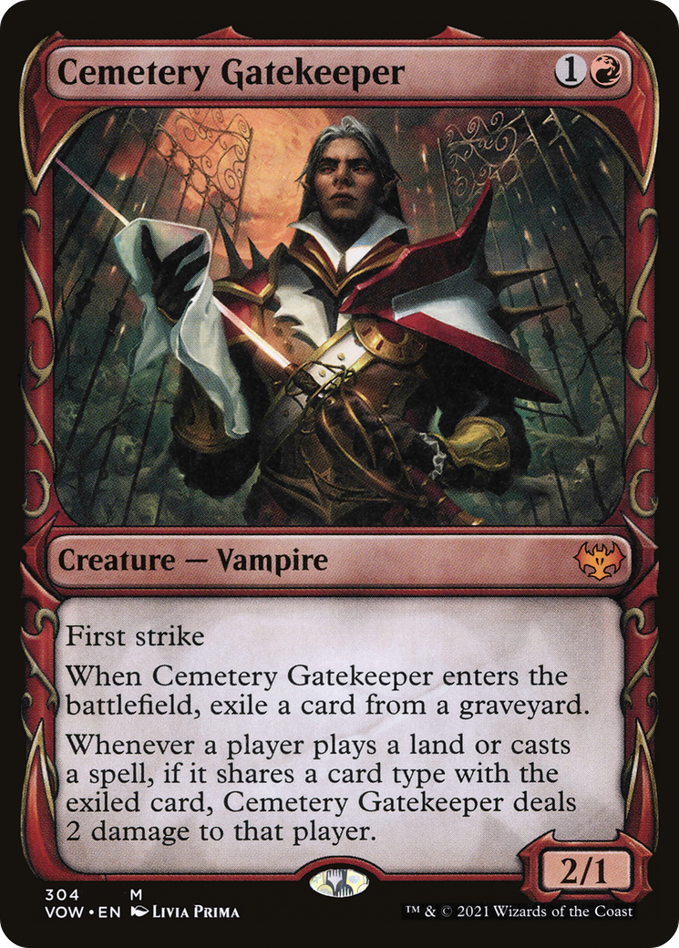 Cemetery Gatekeeper (Showcase) - Innistrad: Crimson Vow: (Showcase)