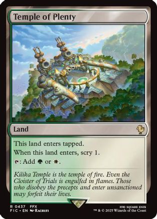 Temple of Plenty [FINAL FANTASY Commander]