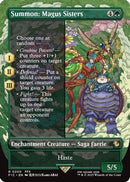Summon: Magus Sisters (Borderless) [Commander: FINAL FANTASY]