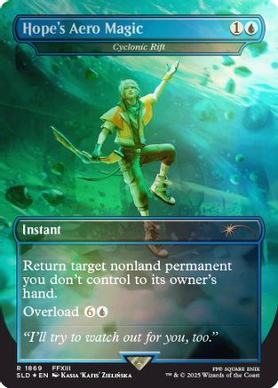 Hope's Aero Magic - Cyclonic Rift (Rainbow Foil) [Secret Lair Drop Series] Foil