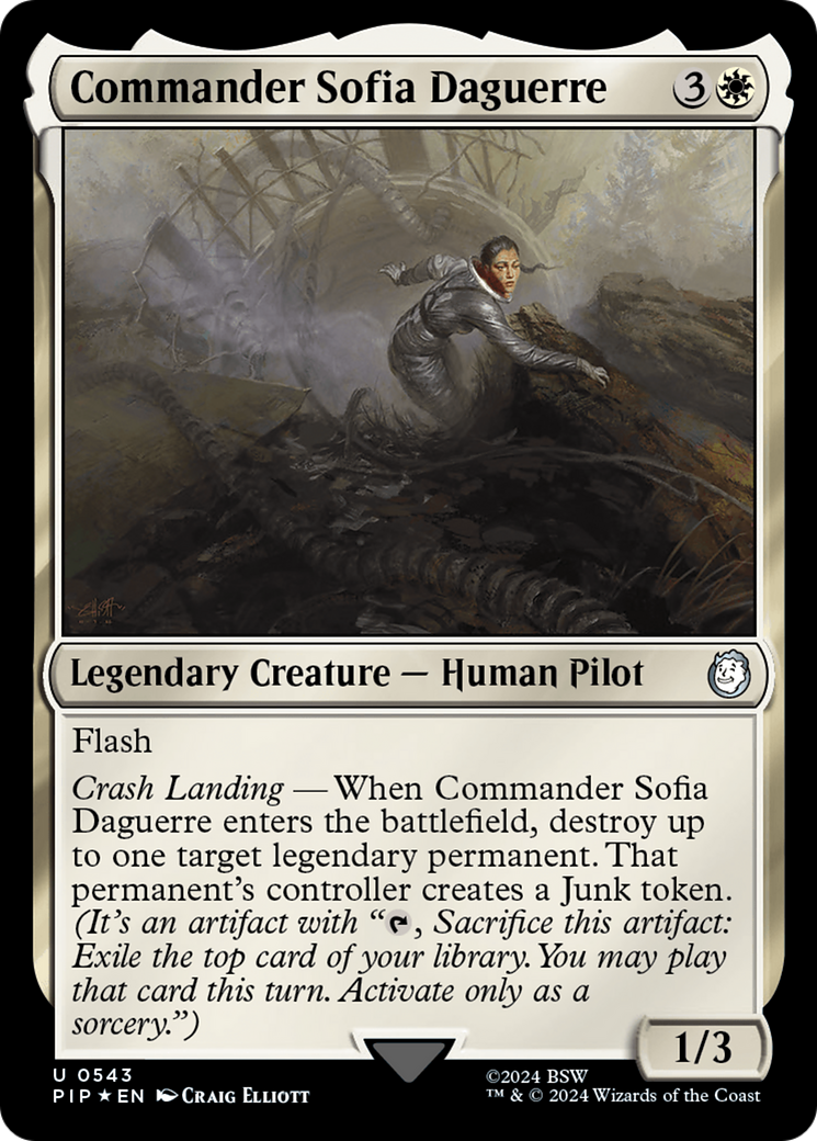 Commander Sofia Daguerre (Surge Foil) [Fallout] Foil