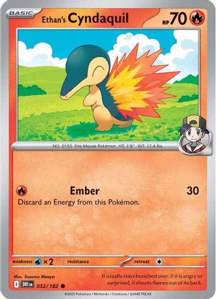 Ethan's Cyndaquil - 32/182 [SV10: Destined Rivals]