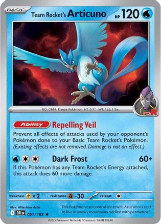Team Rocket's Articuno - 51/182 [SV10: Destined Rivals]