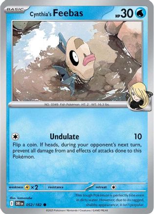 Cynthia's Feebas - 52/182 [SV10: Destined Rivals]