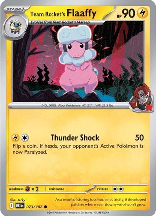Team Rocket's Flaaffy - 73/182 [SV10: Destined Rivals]