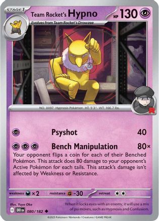 Team Rocket's Hypno - 80/182 [SV10: Destined Rivals]