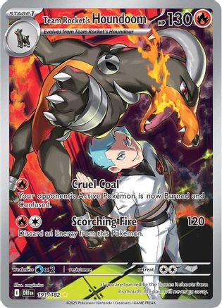Team Rocket's Houndoom - 191/182 [SV10: Destined Rivals] - Holofoil