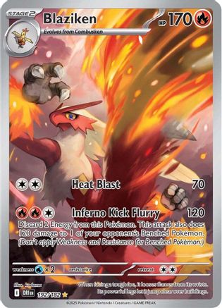 Blaziken - 192/182 [SV10: Destined Rivals] - Holofoil