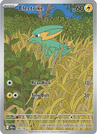 Electrike - 196/182 [SV10: Destined Rivals] - Holofoil
