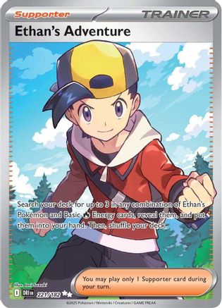 Ethan's Adventure - 221/182 [SV10: Destined Rivals] - Holofoil