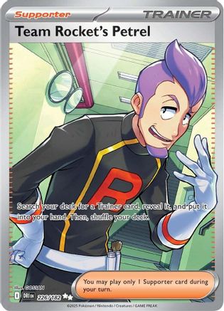 Team Rocket's Petrel - 226/182 [SV10: Destined Rivals] - Holofoil