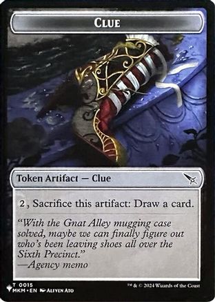 Clue // Copy Double-Sided Token [The List Reprints]