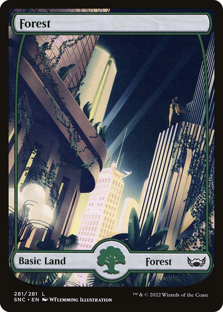 Forest (281): (Full Art) [Streets of New Capenna]