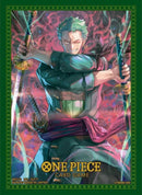 One Piece Card Game Official Sleeves: Assortment 11 - Roronoa Zoro (70-Pack) - Bandai Card Sleeves