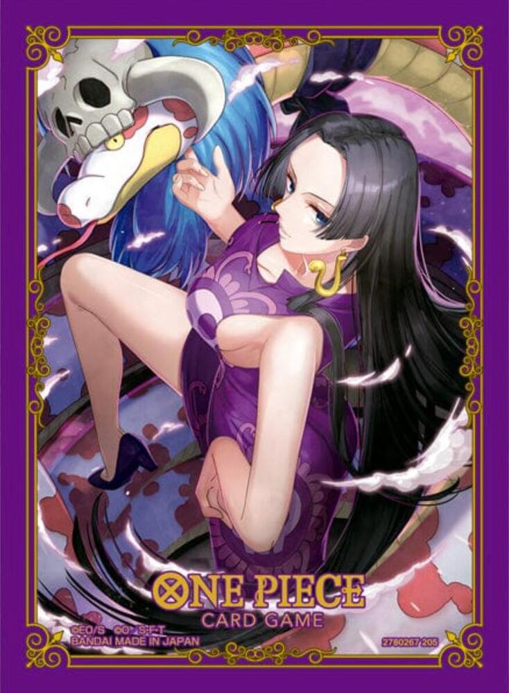 One Piece Card Game Official Sleeves: Assortment 11 - Boa Hancock (70-Pack) - Bandai Card Sleeves