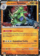 Team Rocket's Tyranitar - 96/182 (Prerelease) [Staff] [Miscellaneous Cards & Products] - Holofoil