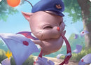 Delivery Moogle Art Card (Gold-Stamped Planeswalker Symbol) [Art Series: FINAL FANTASY]