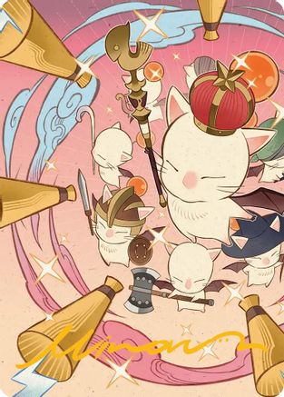 Summon: Good King Mog XII Art Card (Gold-Stamped Signature) - [Art Series: FINAL FANTASY]