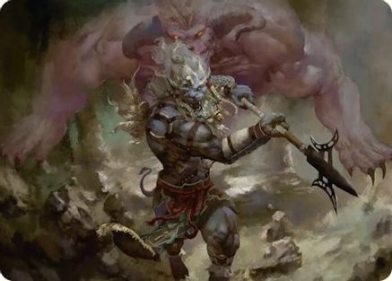 Kimahri, Valiant Guardian Art Card [FINAL FANTASY Art Series]