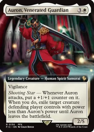 Auron, Venerated Guardian (Extended Art) - Commander: FINAL FANTASY